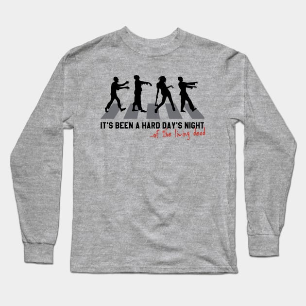 Zombie Beatles Long Sleeve T-Shirt by Teessential